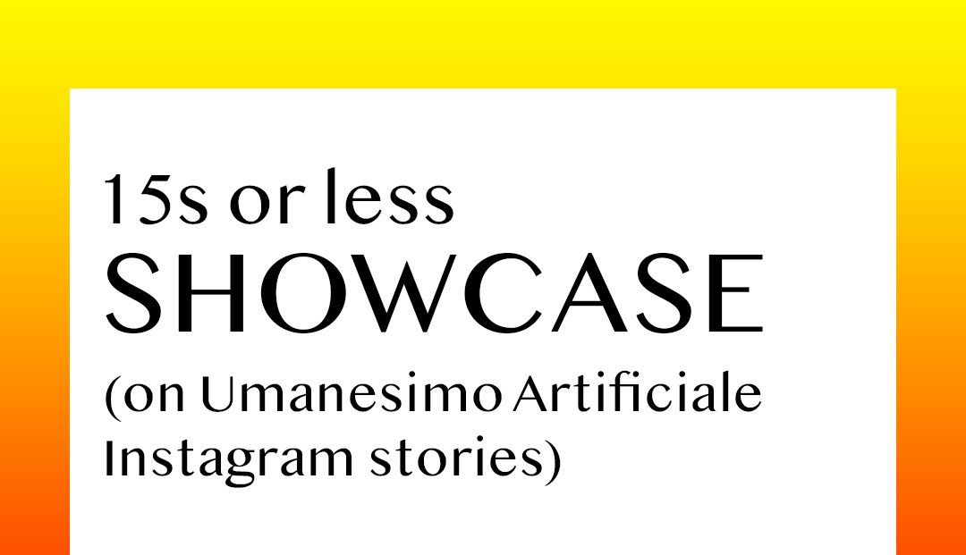 15s or less Showcase - Stories from HK